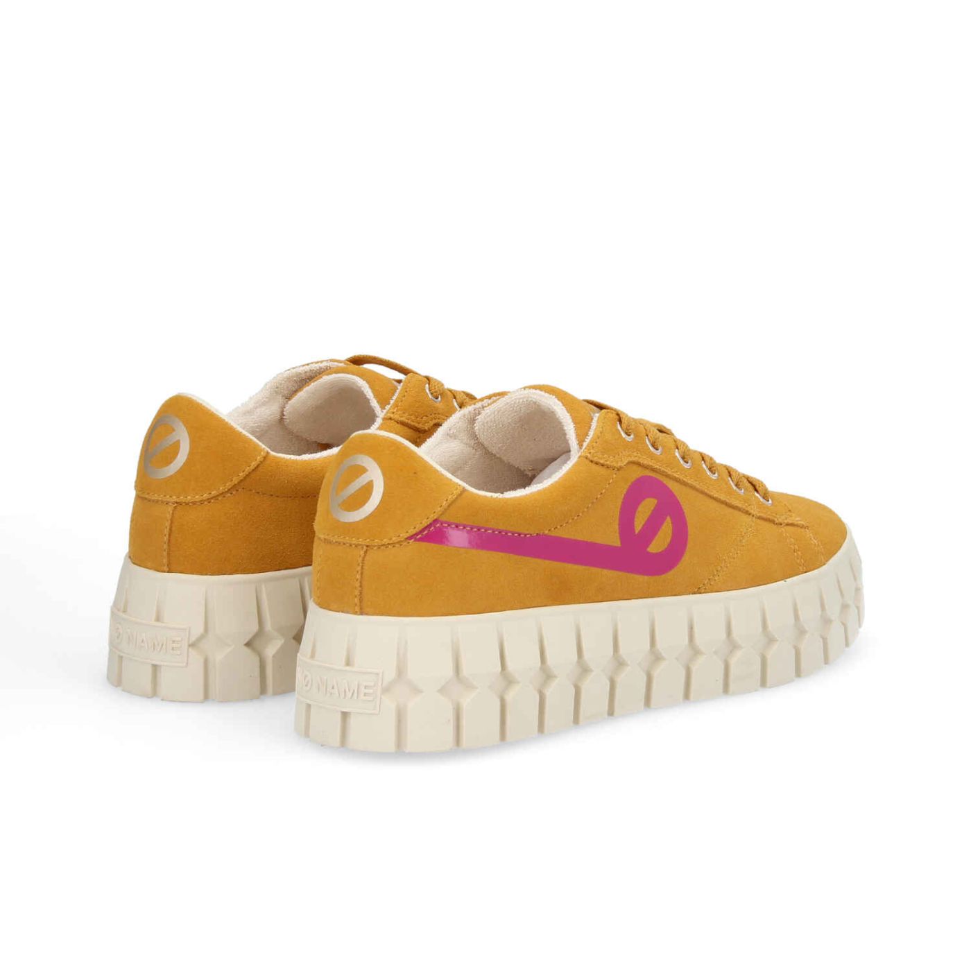 PLAY SNEAKER W  -  SUEDE/PRINT  - GIALLO MAIS/ROSA